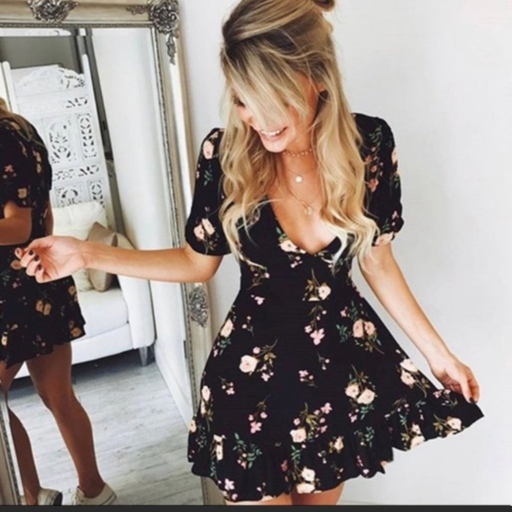 **New Arrival** Summer Floral Boho Dress